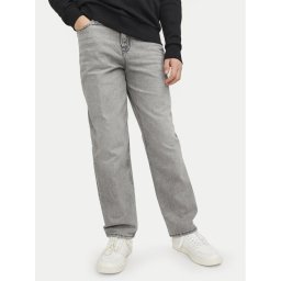 Jack & Jones Junior Дънки Chris 12251577 Сив Relaxed Fit