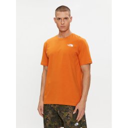 The North Face Тишърт Redbox NF0A87NV Оранжев Regular Fit