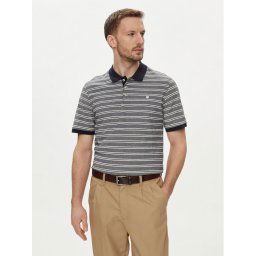 Jack&Jones Тениска с яка и копчета Bluwin 12170931 Сив Regular Fit