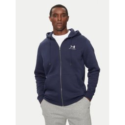 Under Armour Суитшърт Essential 1373881 Тъмносин Regular Fit
