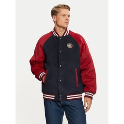 Tommy Jeans Яке бомбър DM0DM19631 Тъмносин Regular Fit