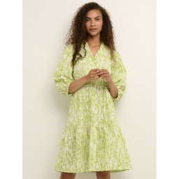 Karen by Simonsen Лятна рокля Helia 10104311 Зелен A-Line Fit