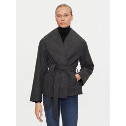 ONLY Преходно яке Augusta 15314352 Сив Regular Fit