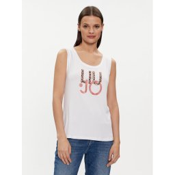 Liu Jo топ VA4117 JS360 Бял Regular Fit