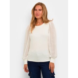 Kaffe Блуза Serena 10508116 Екрю Regular Fit