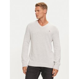 Tommy Jeans Пуловер Essential DM0DM19429 Светлосиньо Slim Fit