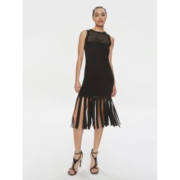 Marella Лятна рокля Cacao 2413391022 Черен Regular Fit