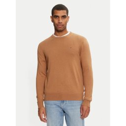 Tommy Hilfiger Пуловер MW0MW28046 Кафяв Regular Fit