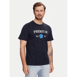 Jack & Jones Тишърт Jprblaalfie 12259673 Тъмносин Regular Fit