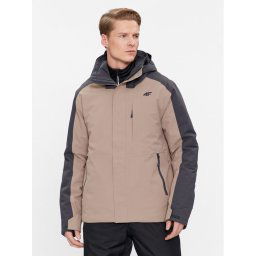 4F Скиорско яке 4FAW23TTJAM347 Сив Regular Fit