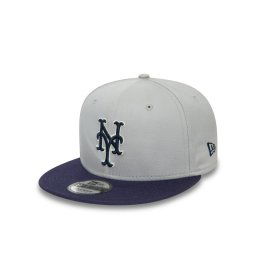 New Era Шапка с козирка Mlb Patch 950 Mets 60503479 Сив