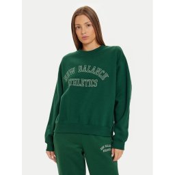 New Balance Суитшърт WT43516 Зелен Relaxed Fit