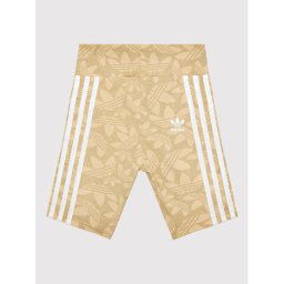 adidas Колоездачни шорти Cycling HC7068 Бежов Slim Fit