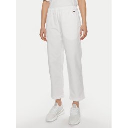 Champion Спортни шорти 117202 Бял Relaxed Fit