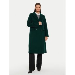 Tommy Hilfiger Вълнено палто WW0WW42621 Зелен Regular Fit