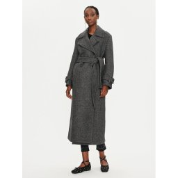 PINKO Вълнено палто Calice 104041 A23R I75 Сив Regular Fit