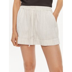 TWINSET Шорти от плат 241TT2223 Бял Loose Fit