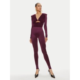 Elisabetta Franchi Гащеризон TU-019-46E2 Бордо Slim Fit