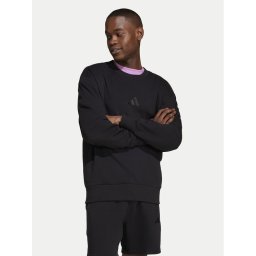 adidas Суитшърт ALL SZN French Terry IX1261 Черен Loose Fit