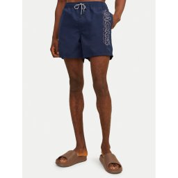 Jack & Jones Плувни шорти Fiji 12253118 Тъмносин Regular Fit