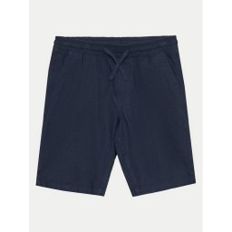 Jack & Jones Junior Шорти от плат 12258277 Тъмносин Regular Fit