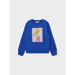 NAME IT Суитшърт 13221346 Син Regular Fit