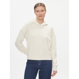 Calvin Klein Суитшърт Micro Logo K20K206631 Екрю Regular Fit
