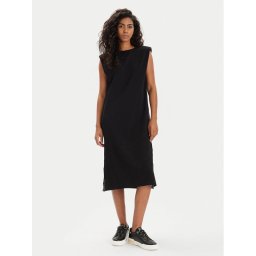 EA7 Emporio Armani Лятна рокля 3DTA61 TJ6SZ 1200 Черен Slim Fit