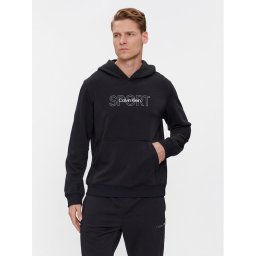 Calvin Klein Performance Суитшърт Graphic 00GMS4W339 Черен Regular Fit