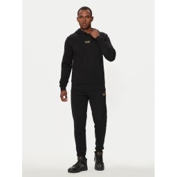 EA7 Emporio Armani Анцуг 8NPV64 PJVRZ 0208 Черен Regular Fit