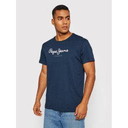 Pepe Jeans Тишърт Eggo PM508208 Тъмносин Regular Fit