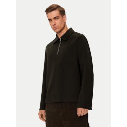 AMI Paris Вълнено палто HJK057.WV0022 Кафяв Regular Fit