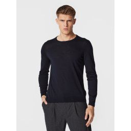 Boss Пуловер Leno-P 50468239 Тъмносин Slim Fit