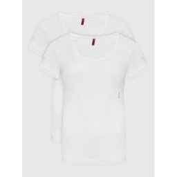 HUGO Комплект тениски Twin 50469660 Бял Regular Fit