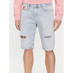 Tommy Jeans Дънкови шорти Ryan DM0DM18804 Светлосиньо Slim Fit