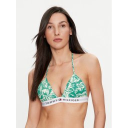 Tommy Hilfiger Горнище на бански UW0UW05367 Зелен