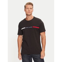 Tommy Hilfiger Тишърт MW0MW36498 Черен Regular Fit