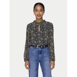ONLY Блуза Ditsy 15229700 Черен Regular Fit