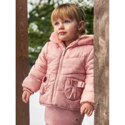 Mayoral Зимно яке 2480 Розов Regular Fit