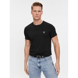 Guess Тишърт Caleb U97M00 KCD31 Черен Slim Fit