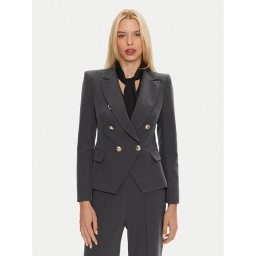 Rinascimento Сако CFC0119987003 Сив Regular Fit