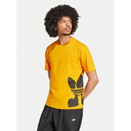 adidas Тишърт Supply Street IX6749 Оранжев Regular Fit