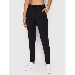ONLY Текстилни панталони Poptrash 15115847 Черен Regular Fit