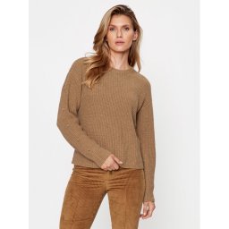 TWINSET Пуловер 232TT3330 Кафяв Regular Fit