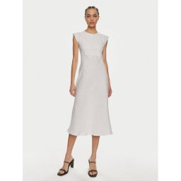 Marella Лятна рокля Hidalgo 2413221192 Бял Regular Fit
