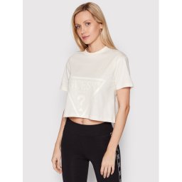 Guess Тишърт V2YI06 K8HM0 Бежов Regular Fit