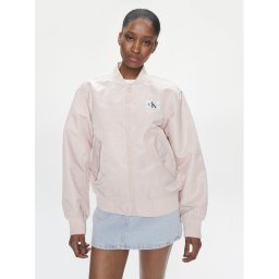 Calvin Klein Jeans Яке бомбър J20J223034 Розов Relaxed Fit