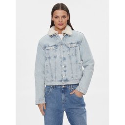 Tommy Jeans Дънково яке DW0DW16991 Син Regular Fit