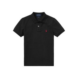Polo Ralph Lauren Тениска с яка и копчета 323547926001 Черен Slim Fit