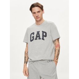 Gap Тишърт 856659-00 Сив Regular Fit